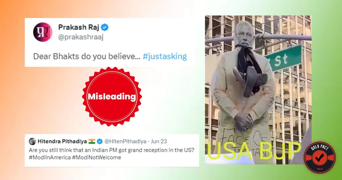 The Twitter users sharing viral video of Anti-Modi protest and linking it to the PM's recent visit to US