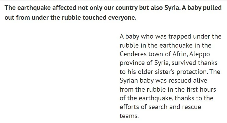 Video of Baby Trapped Under Rubble Emerges from Syrian Earthquake, not ...