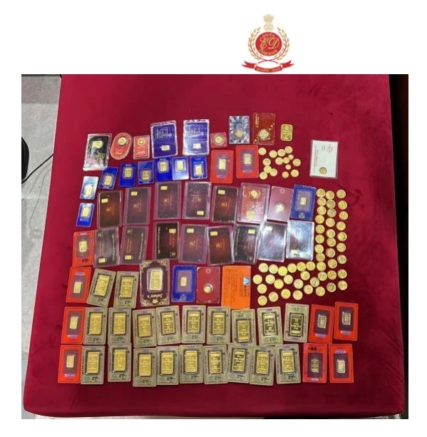 Gold coins seized at Satyendar Jain house 