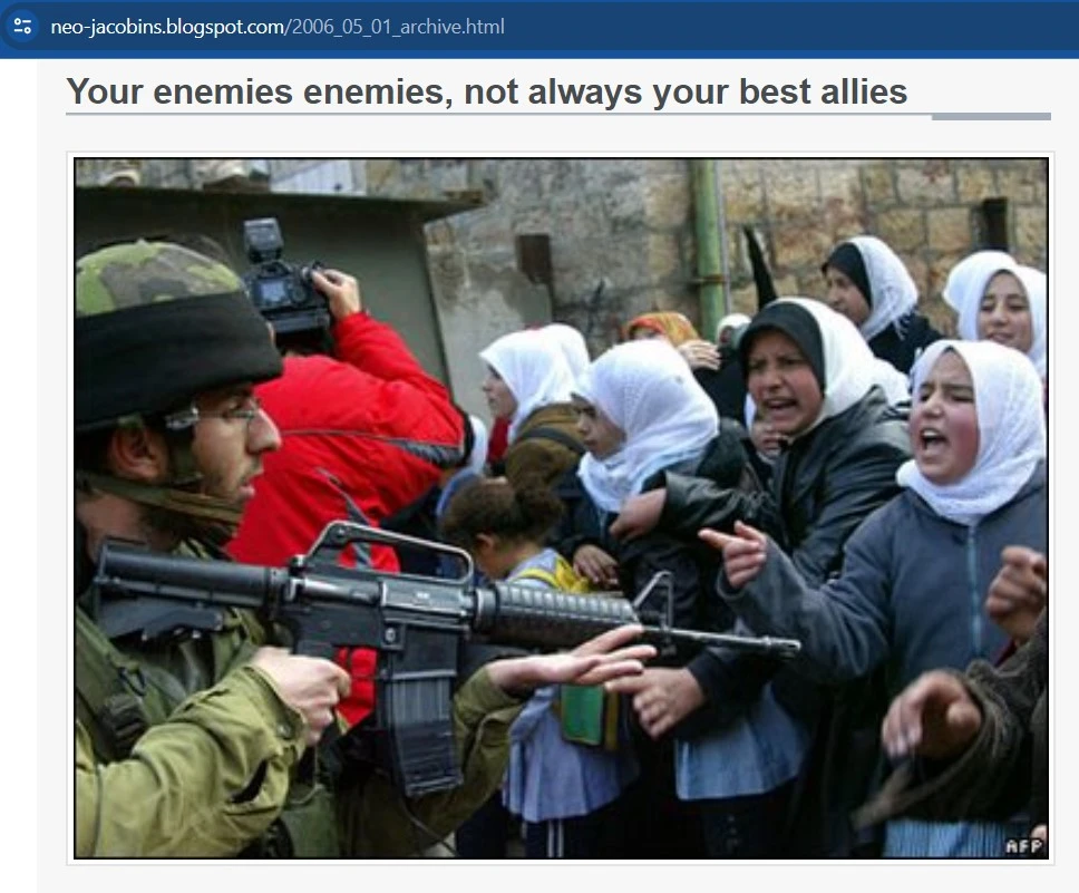 The incident of Israeli soldiers clashing with Palestinian kids is 18 years old