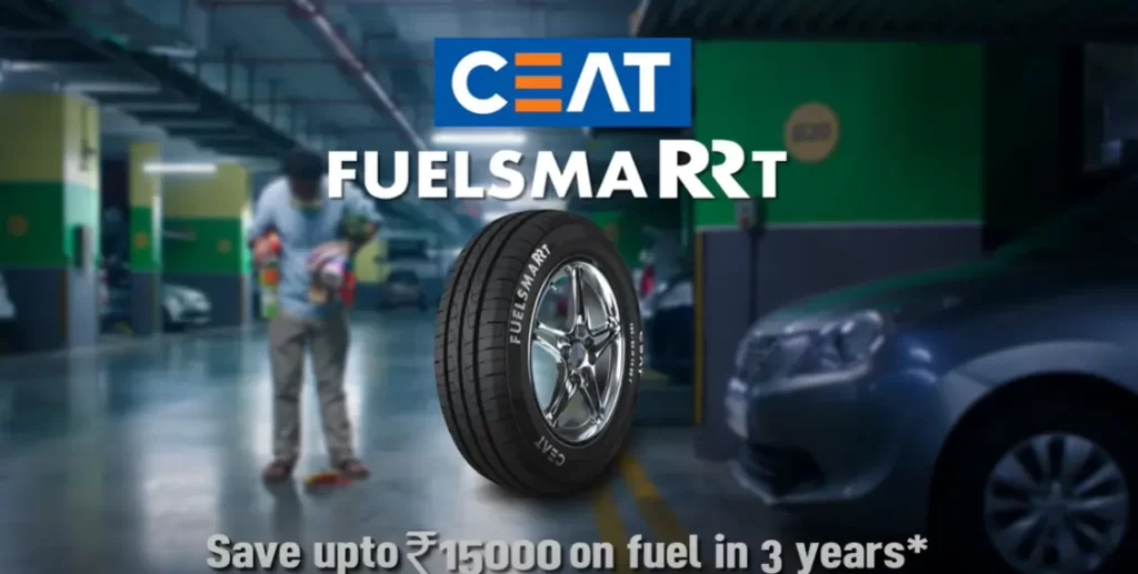 CEAT Tyres advertisement.