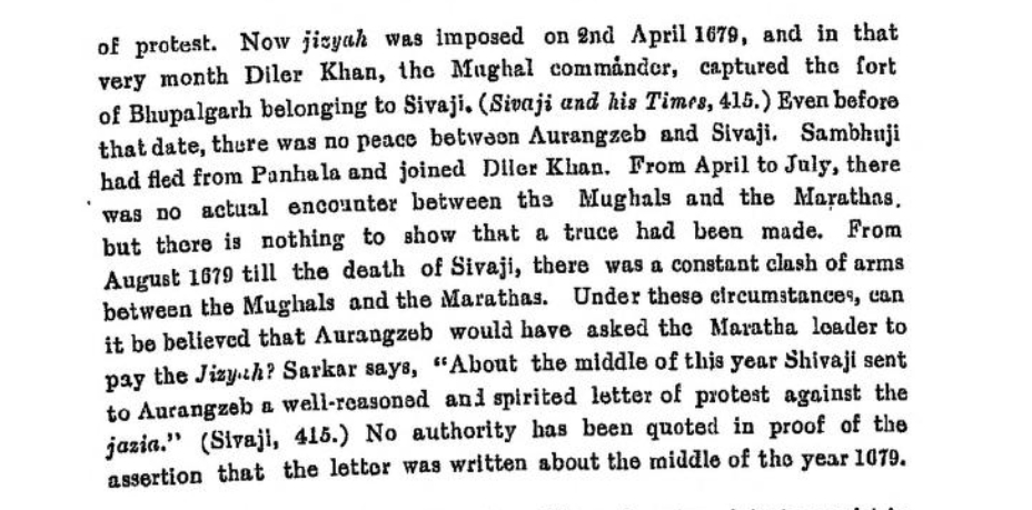 Screenshot from Aurangzeb and his times written by Zaheeruddin Faruqqi