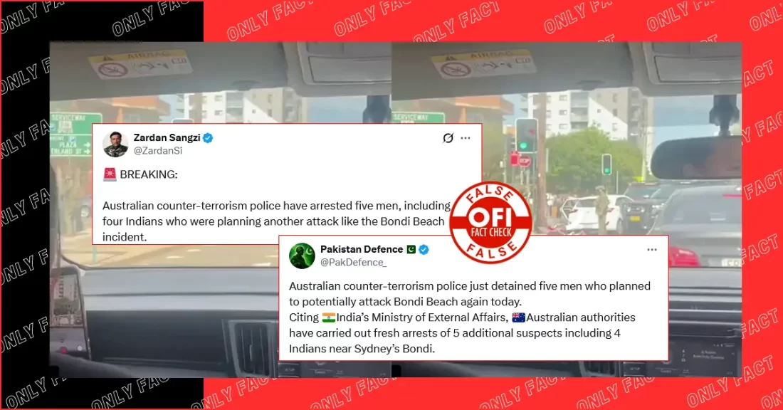 Australian police officers during a counter-terrorism operation in Sydney’s Liverpool area.