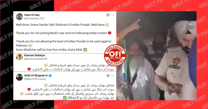 Viral Video Claiming Sikhs Rejected to Fight Pakistan in India's War is False