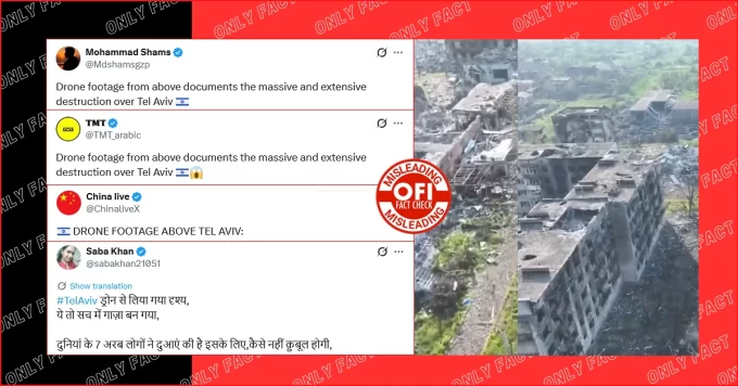 Old Ukraine War Footage Falsely Shared as Tel Aviv Destruction