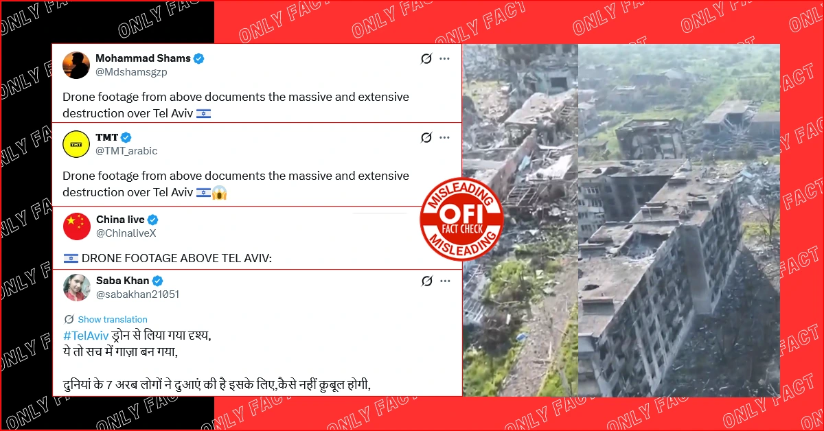 Old Ukraine War Footage Falsely Shared as Tel Aviv Destruction