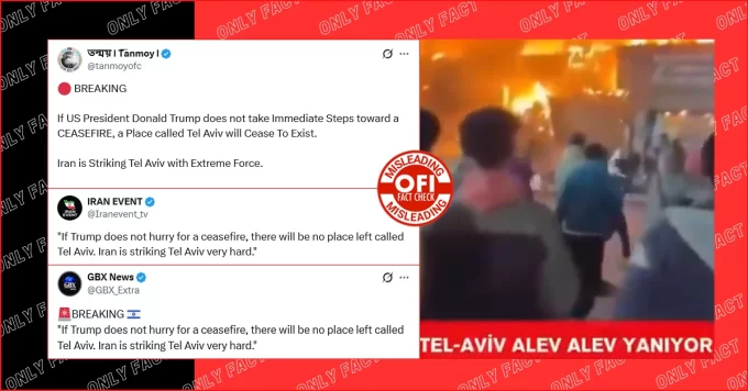 Egyptian Restaurant Fire Video Misleadingly Shared as Iranian Strikes in Tel Aviv
