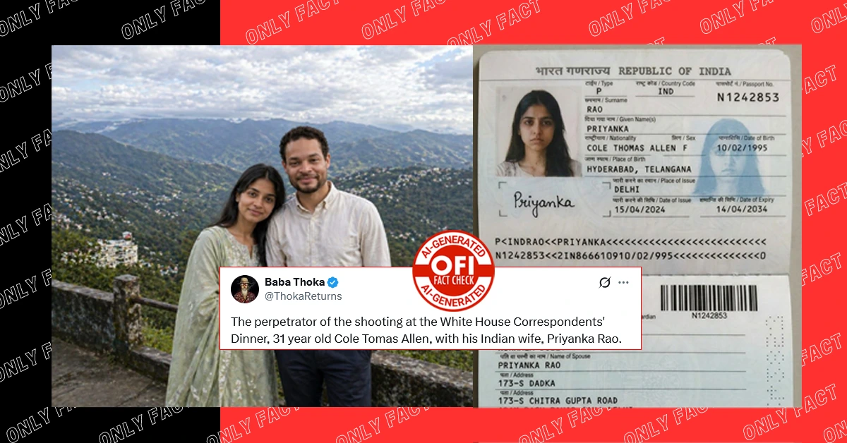 Claim That White House Attacker’s Wife is of Indian Origin is False