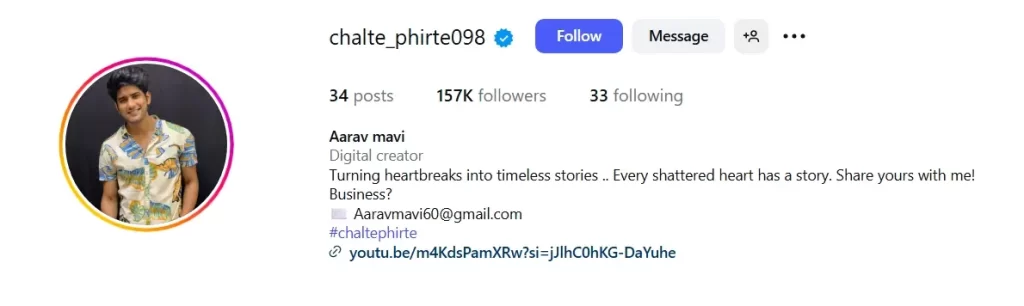 Clip of bride meeting her former boyfriend before her wedding is scripted. 