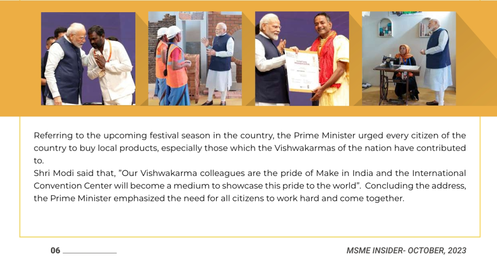 The image of PM Modi interacting with a woman in hut is not staged. It is from September 2023 exhibition. 