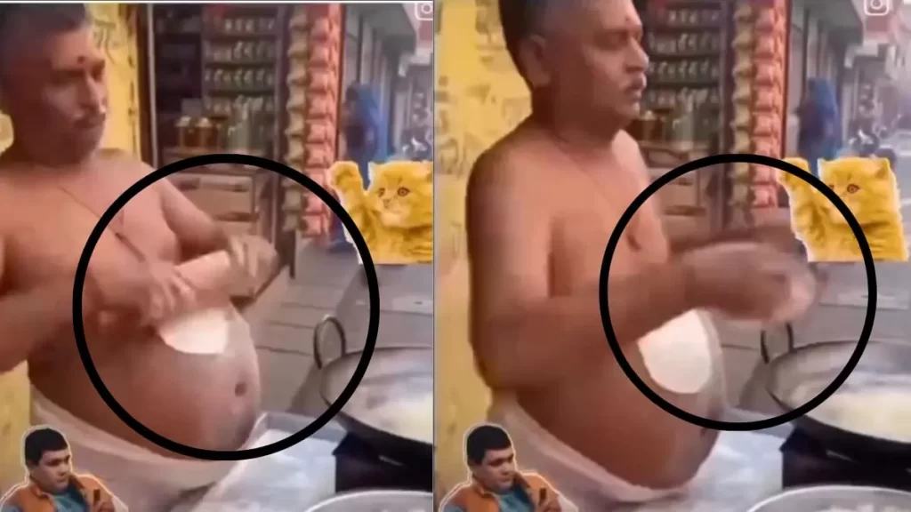 Hindu street food vendor